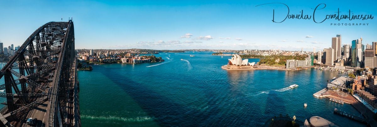 Australia  Sydney Harbour and Harbour Bridge Shadow